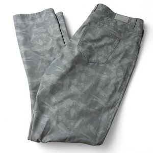 Peter Millar Crown Sport Performance EB68 Grey Camo Golf Pants 40X34